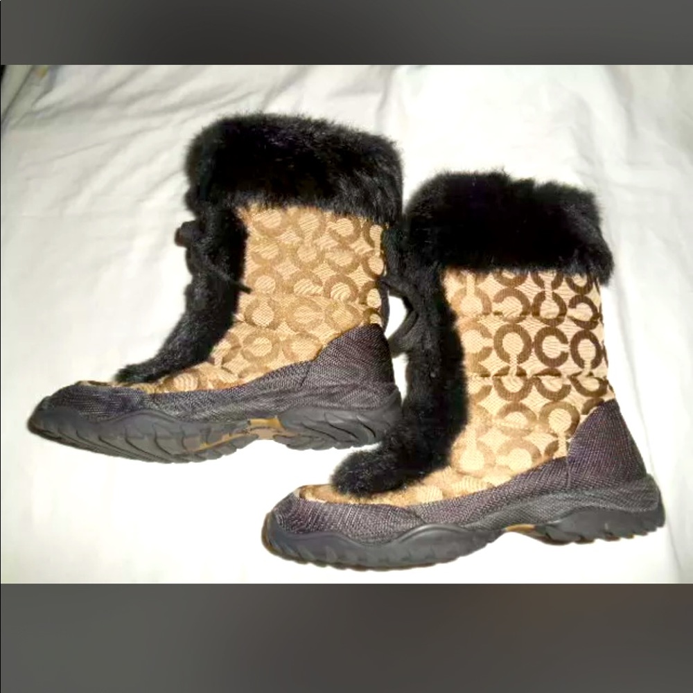 🔥COACH SIGNATURE JENNIE BOOTS